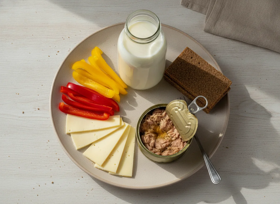 Набор продуктов для перекуса photo