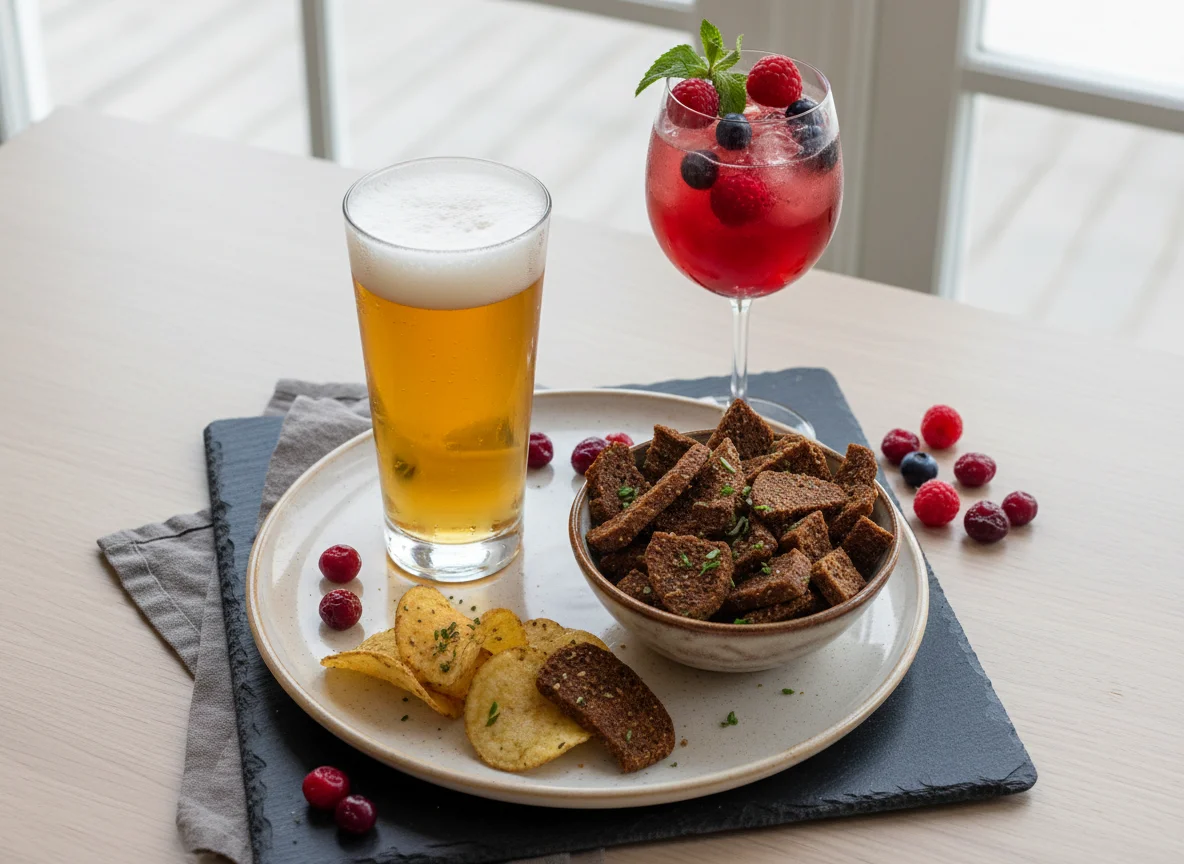 Напитки и закуски photo