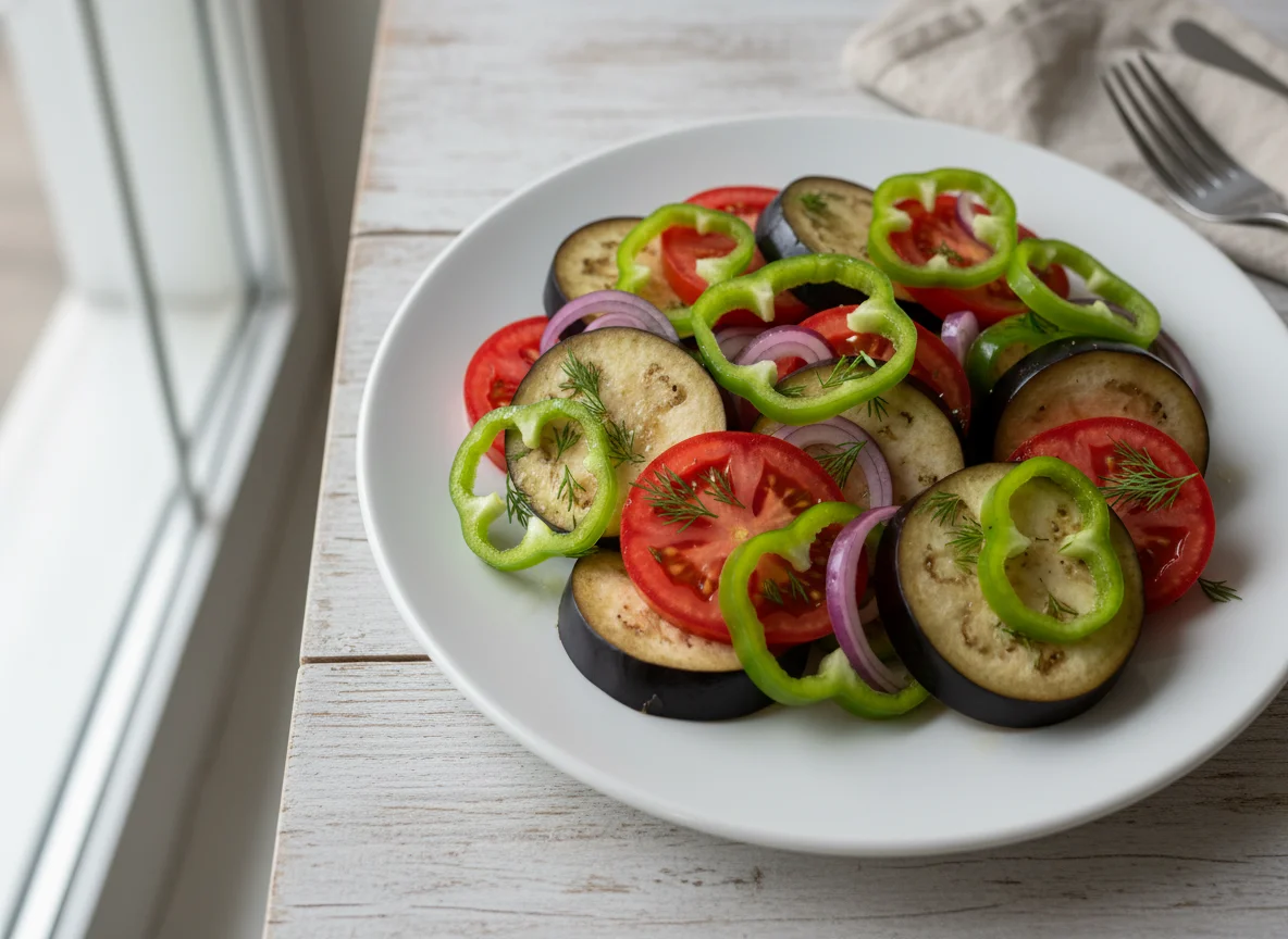 Нарезанные овощи photo