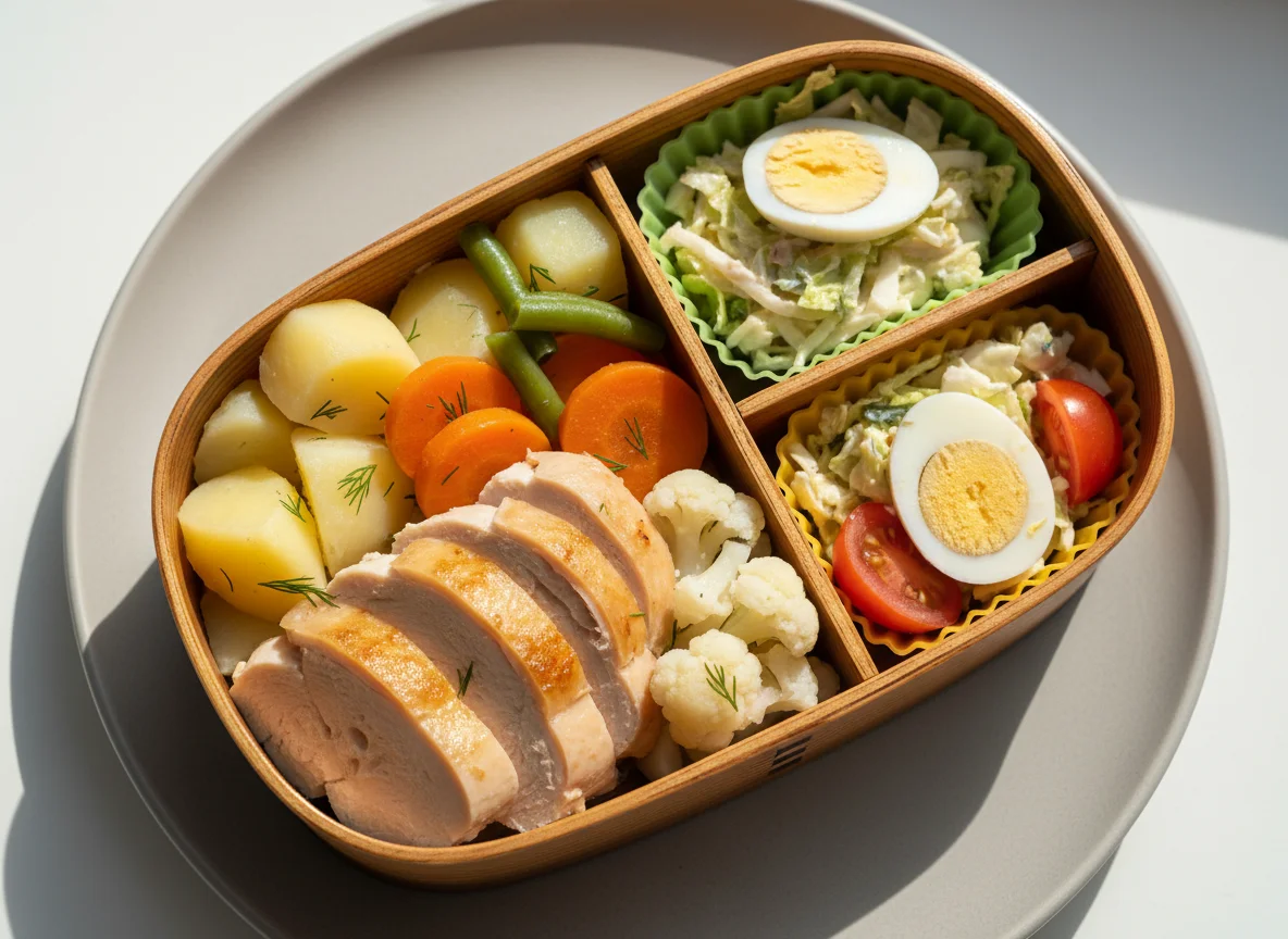 Обед в бенто-боксе photo