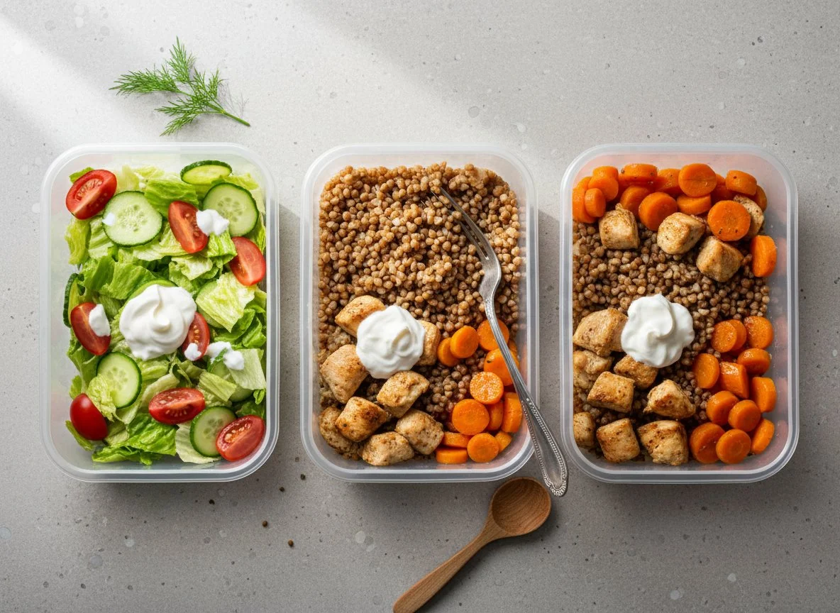 Обед в контейнерах photo