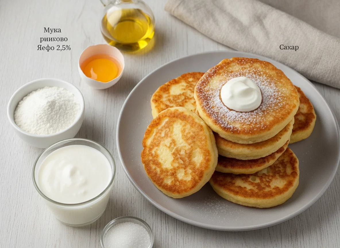 Оладьи из рисовой муки photo