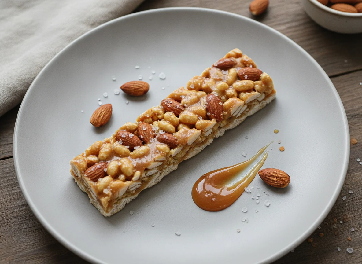 Ореховый батончик Nut&Go Карамель, миндаль и морская соль photo