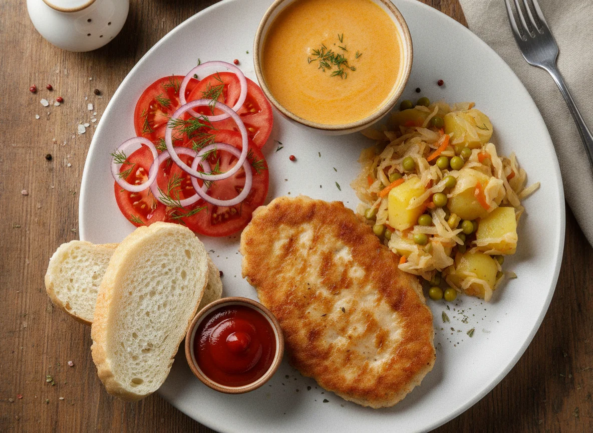 Отбивная из курицы photo