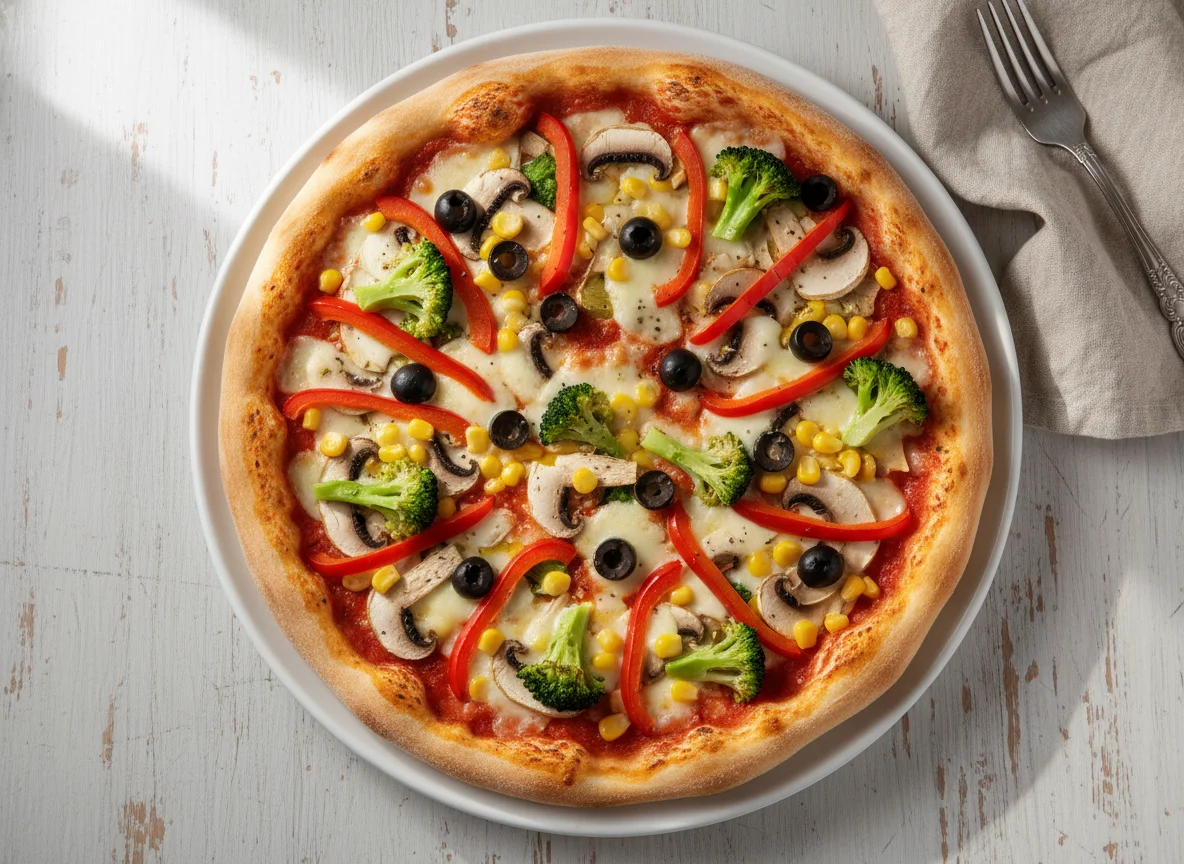 Овощная пицца photo