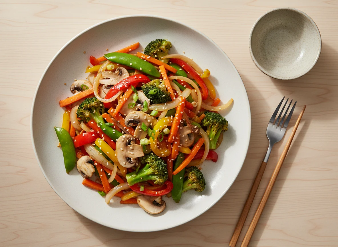 Овощной стир-фрай photo