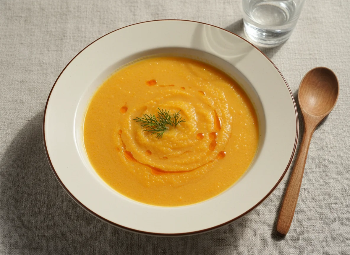 Овощной суп-пюре photo