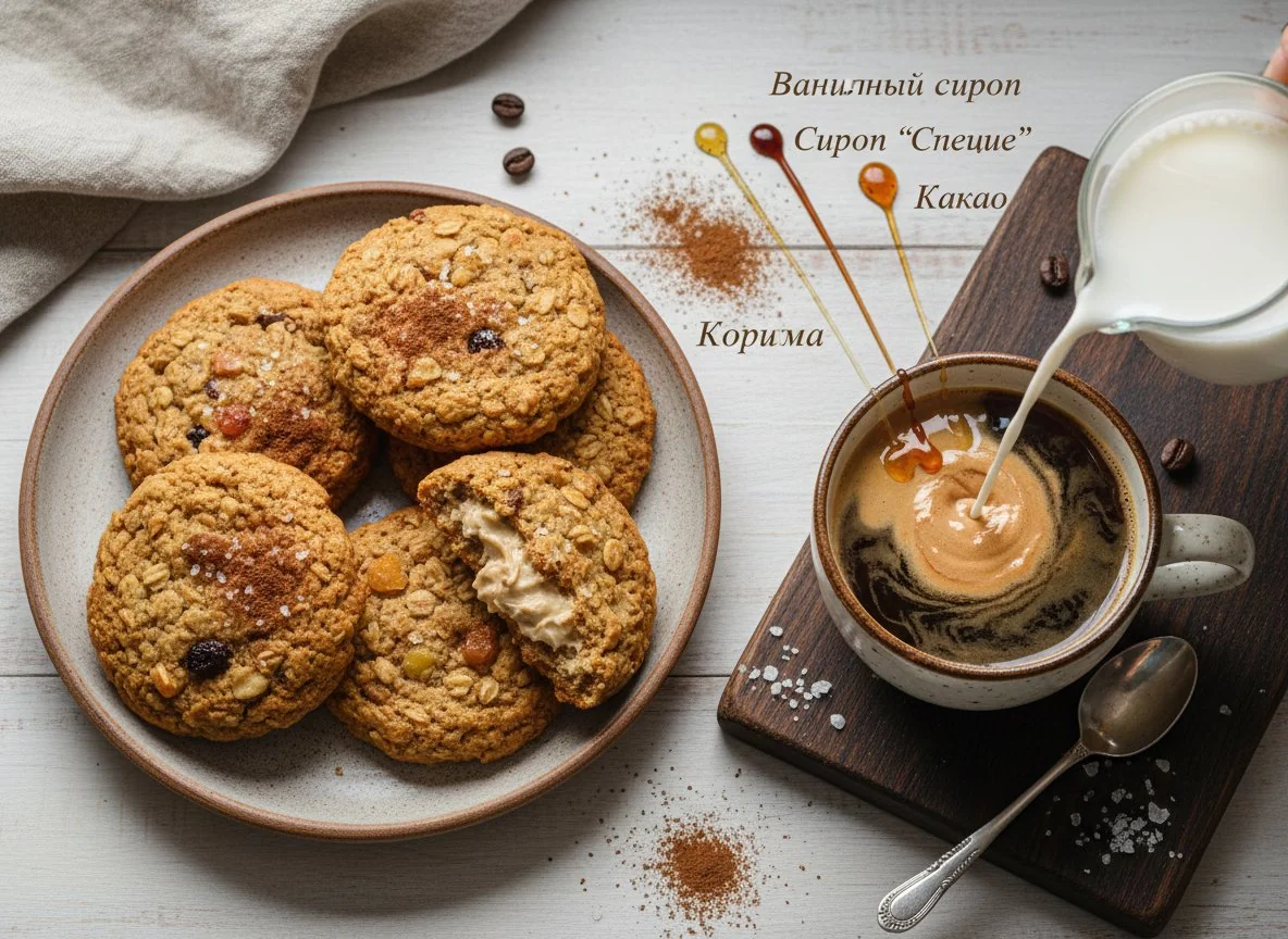 Овсяное печенье с добавками photo