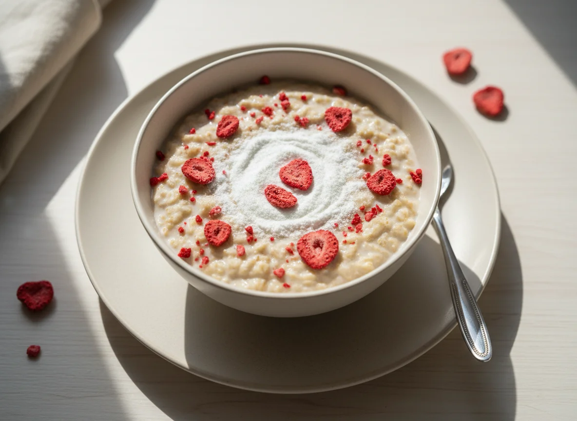 Овсяные хлопья Быстров Клубника с молоком photo