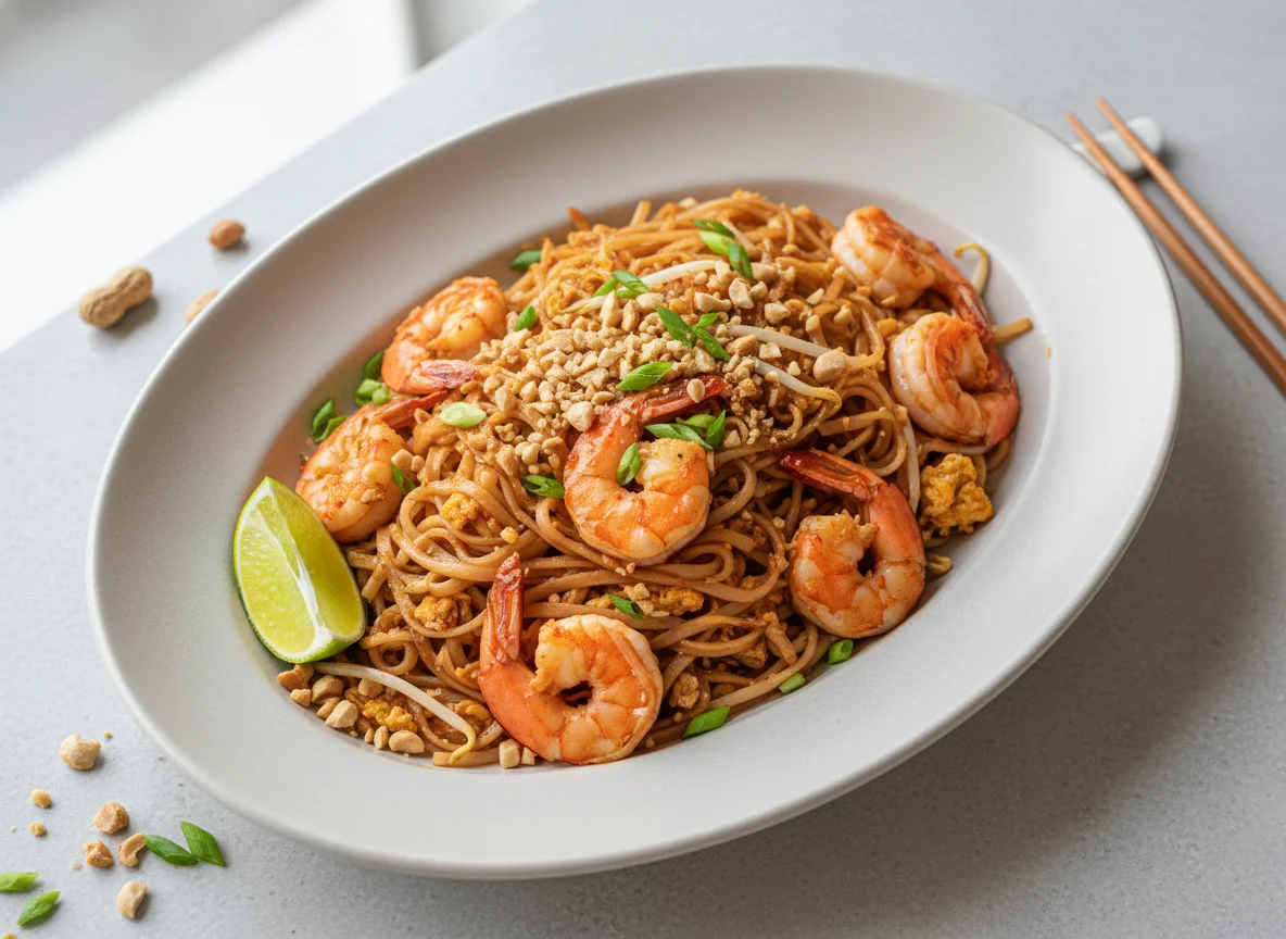 Пад Тай с креветками photo