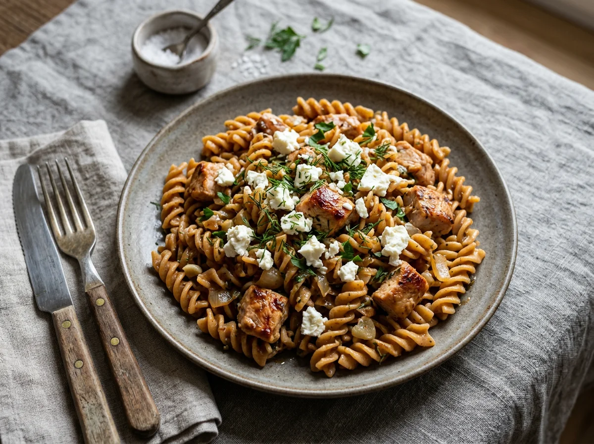 Паста с курицей и индейкой photo