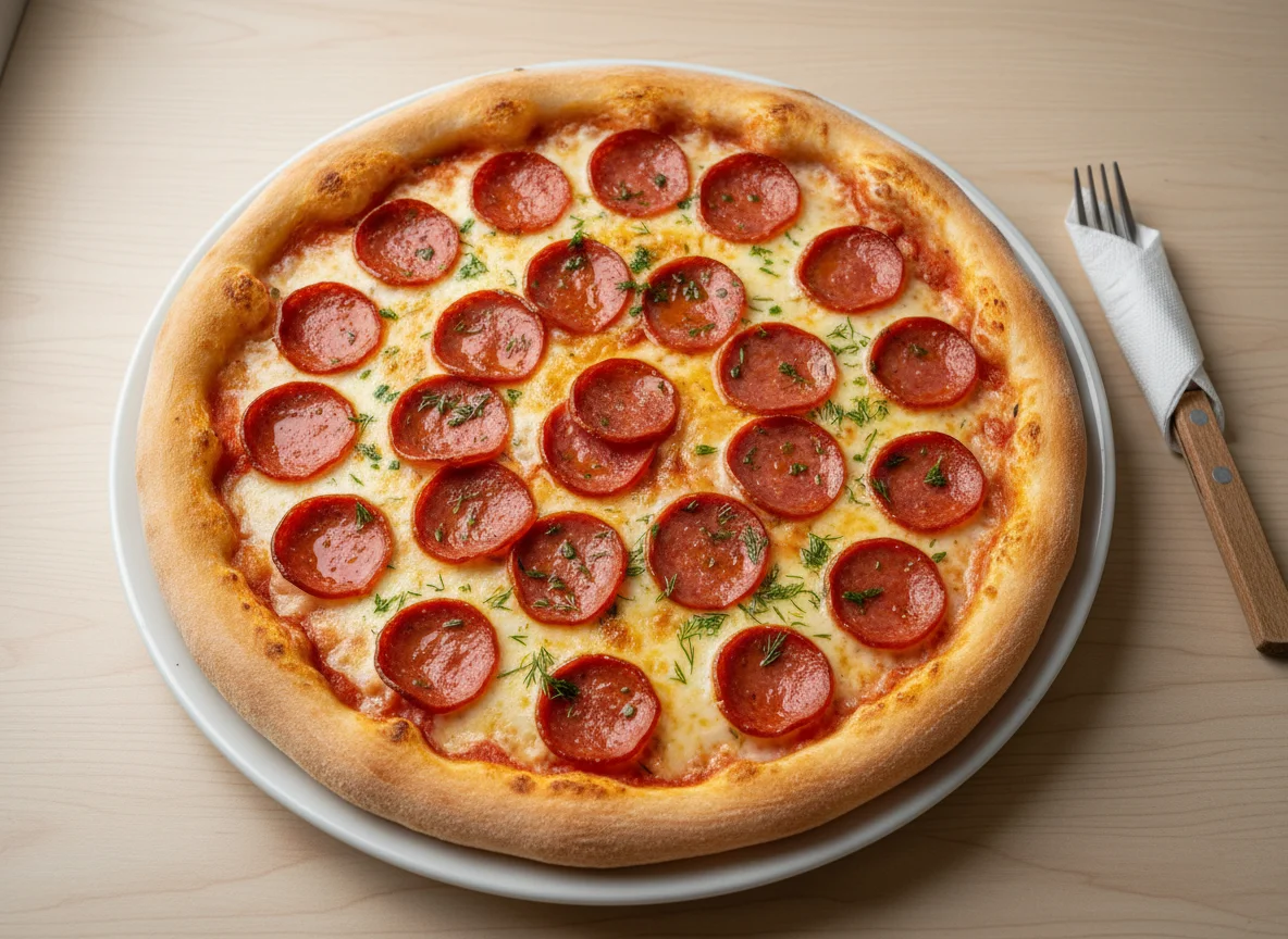 Пицца с пепперони photo