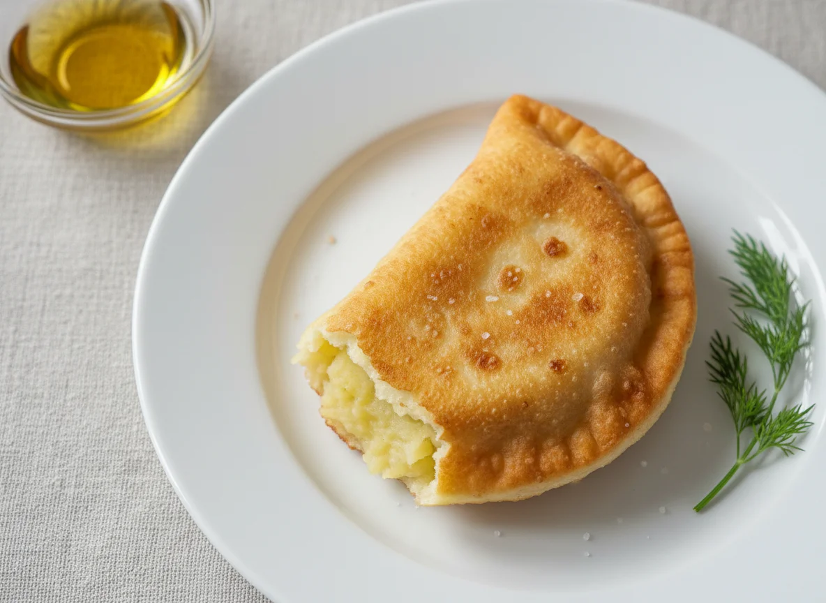 Пирожок жареный photo