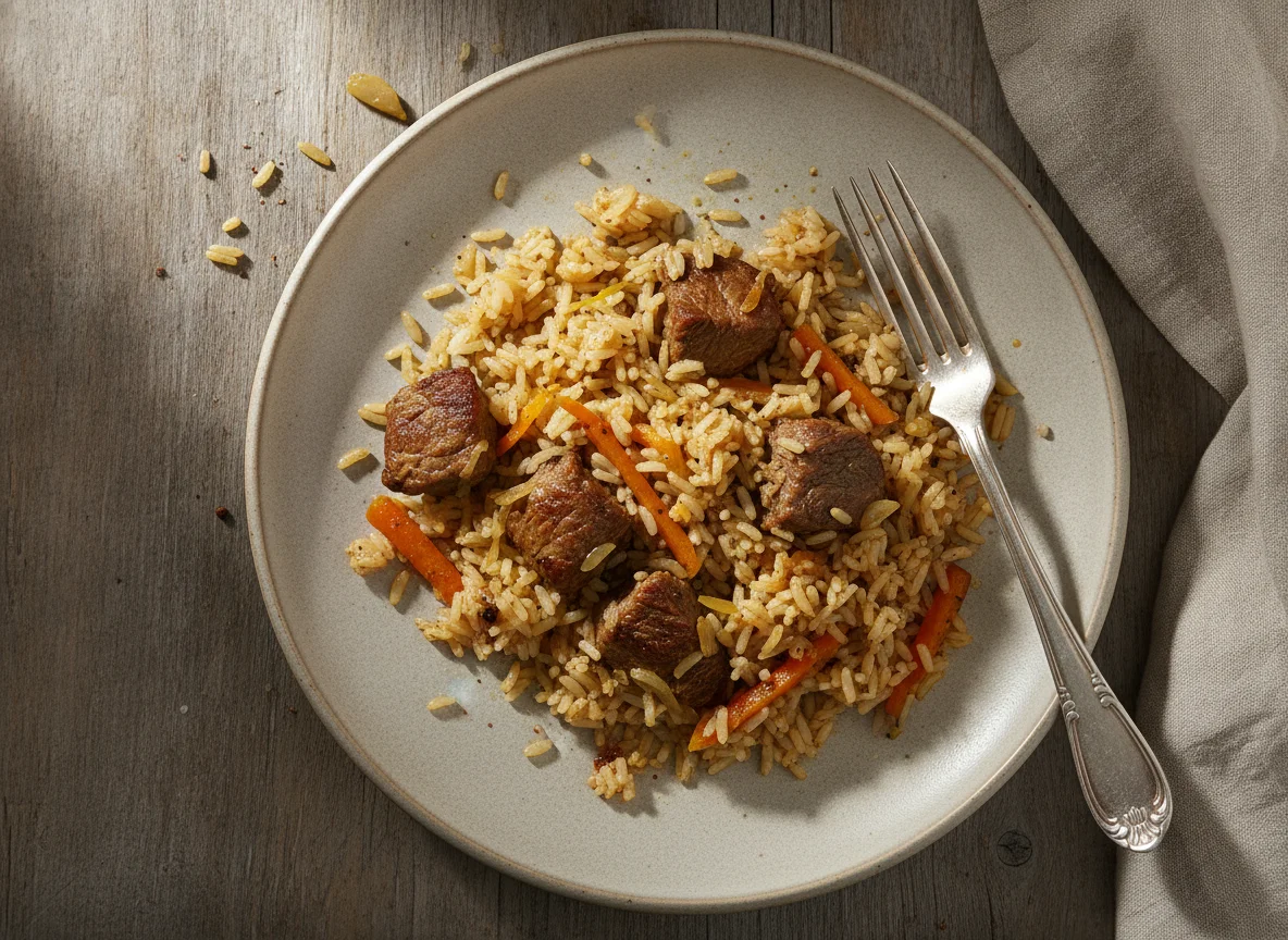 Плов по-казахски (остатки) photo