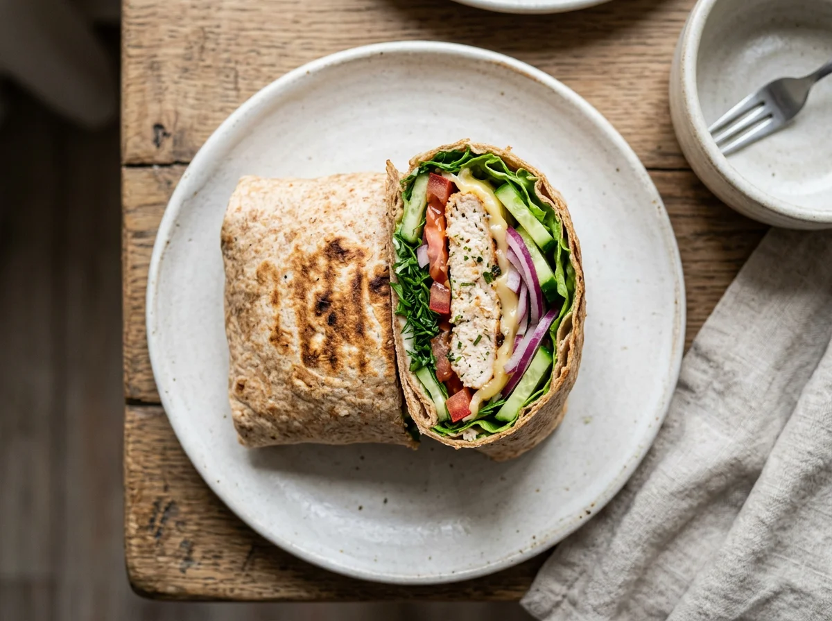 ПП бургер в лаваше photo