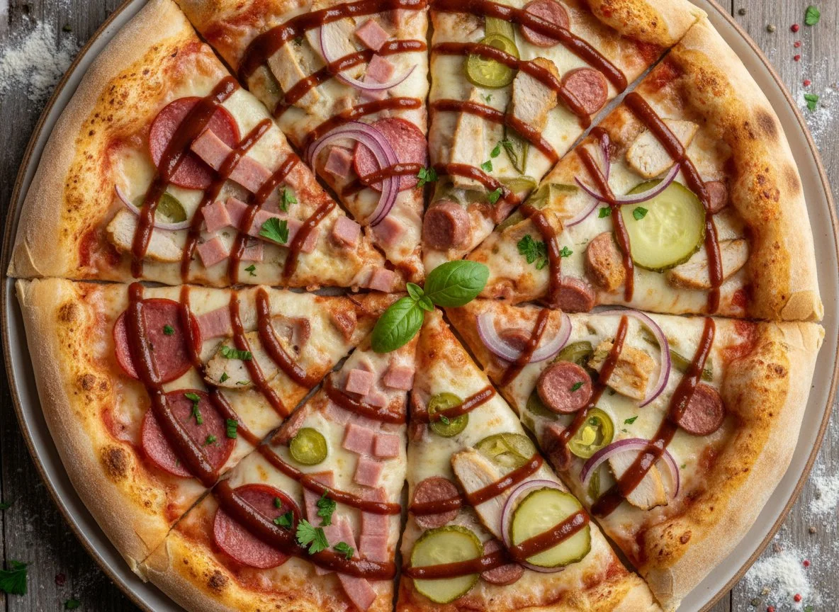 Разнообразная пицца photo