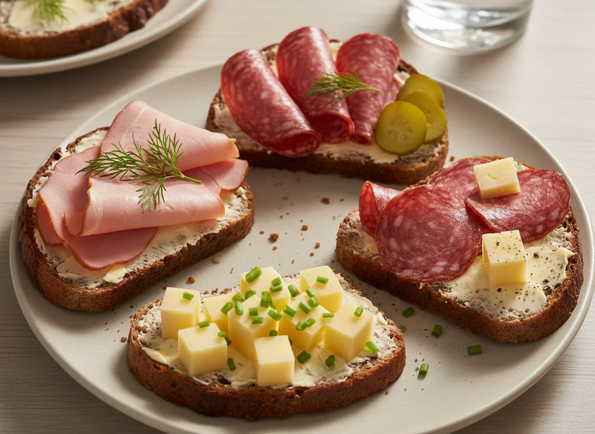 Разнообразные бутерброды photo