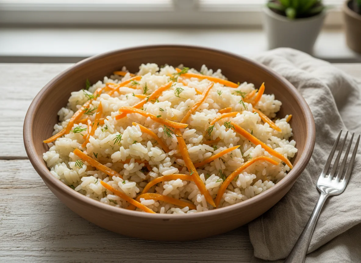 Рис с морковью photo