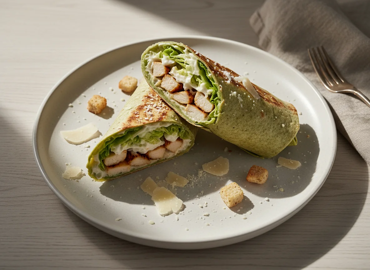 Ролл Цезарь с курицей photo