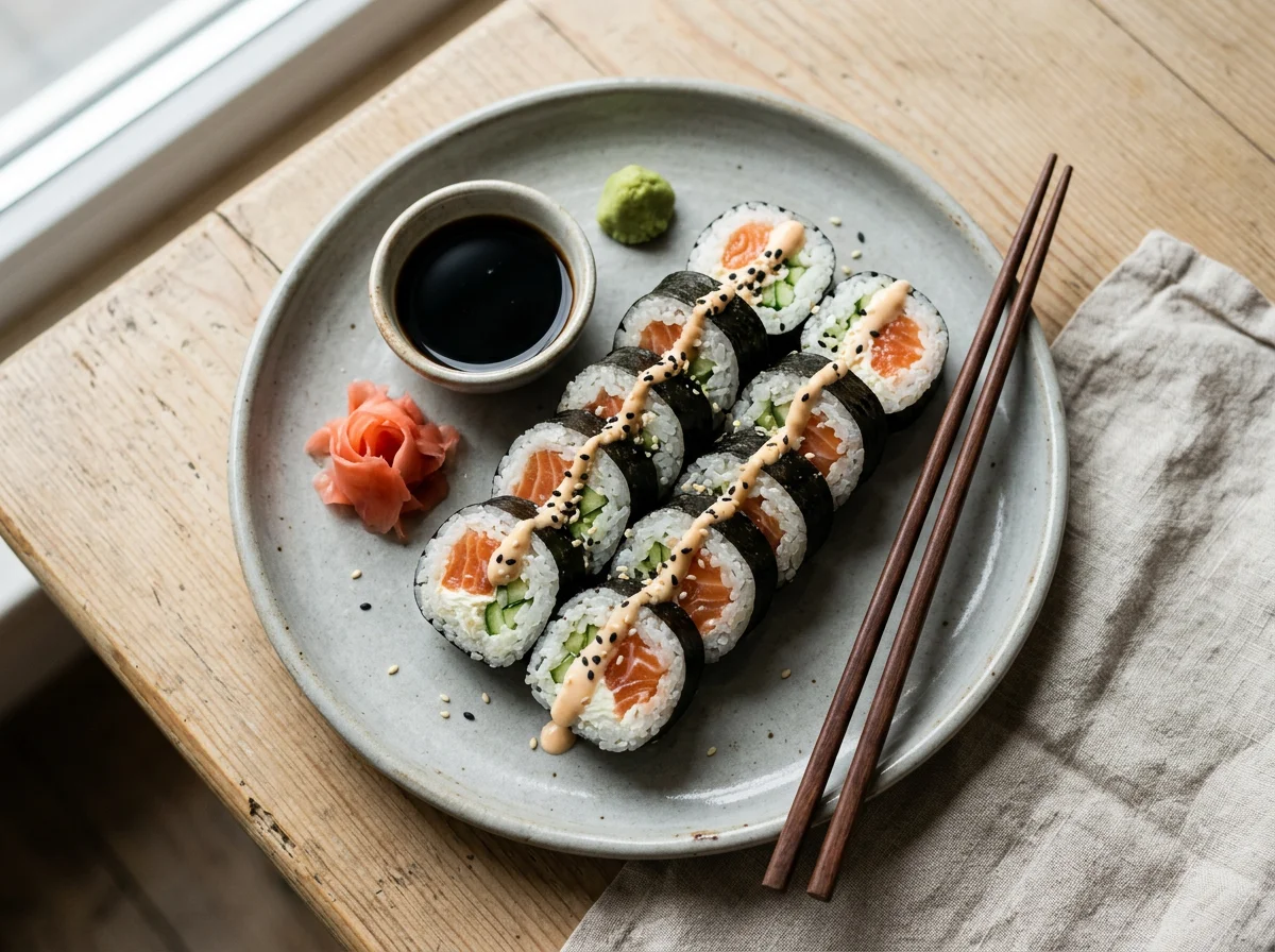 Ролл с нори photo