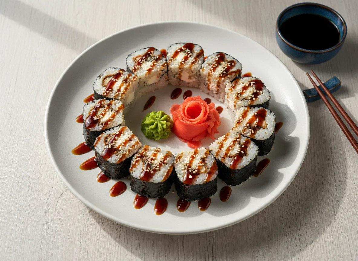 Ролл с угрем photo