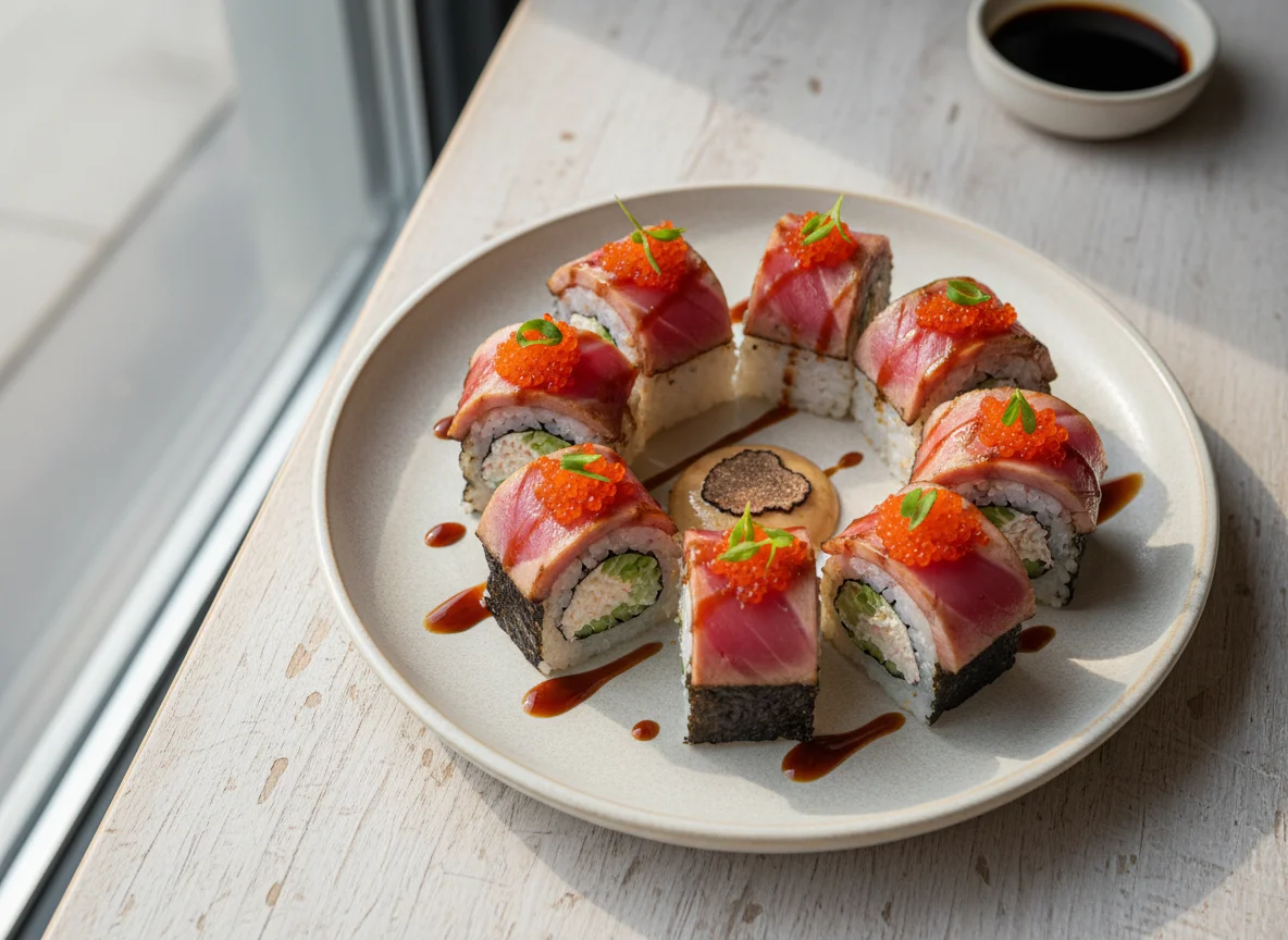 Ролл Татаки с тунцом photo