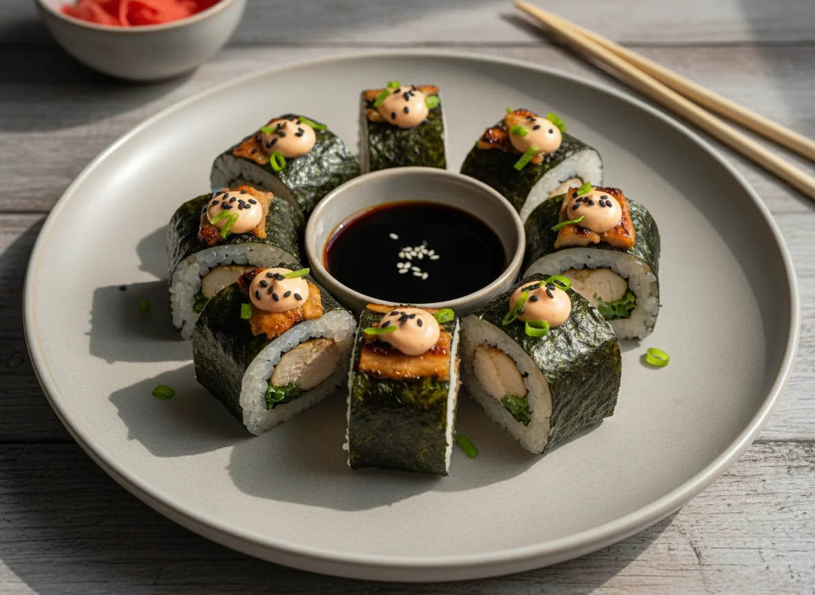 Роллы с курицей Орлеан photo