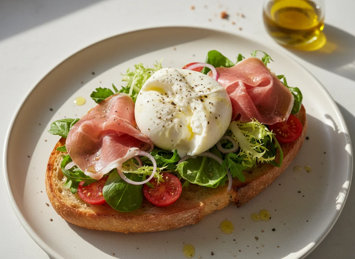 Салапанини с сыром и ветчиной photo