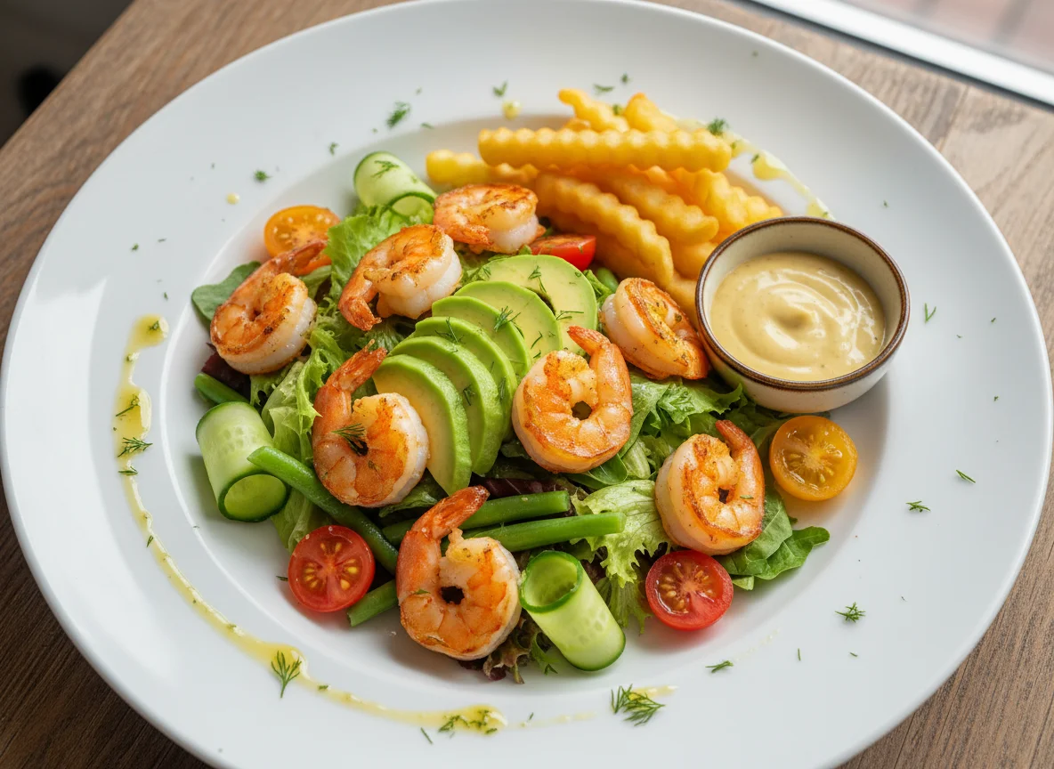 Салат "Авокадо с креветками" photo