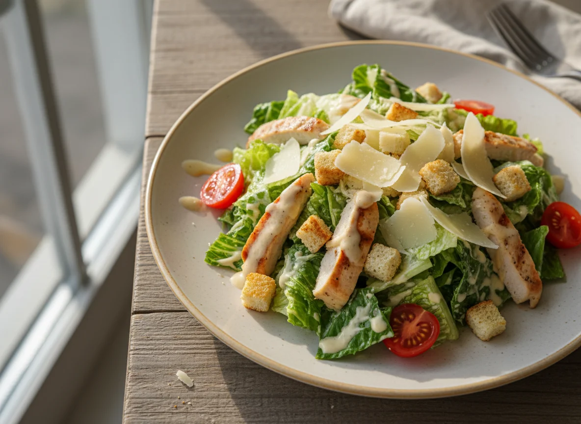 Салат Цезарь photo