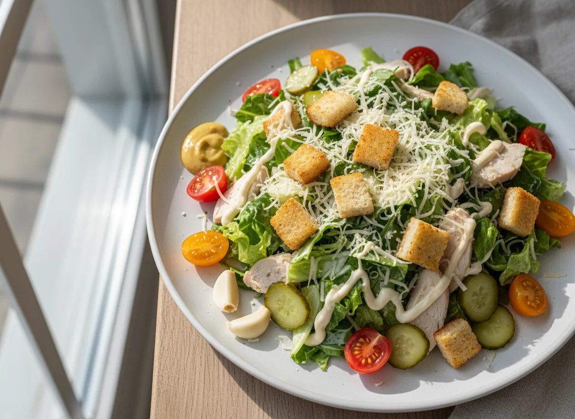 Салат "Цезарь по-домашнему" photo