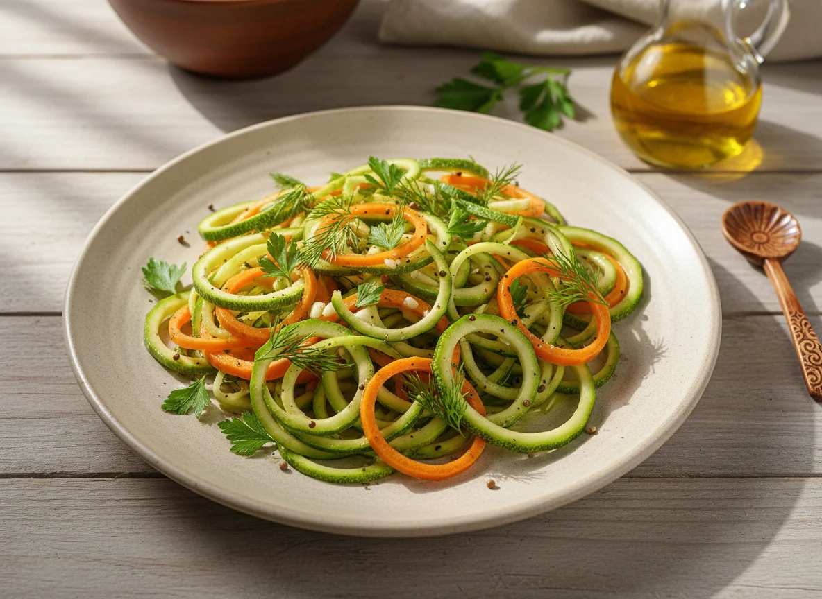 Салат из кабачков и моркови photo