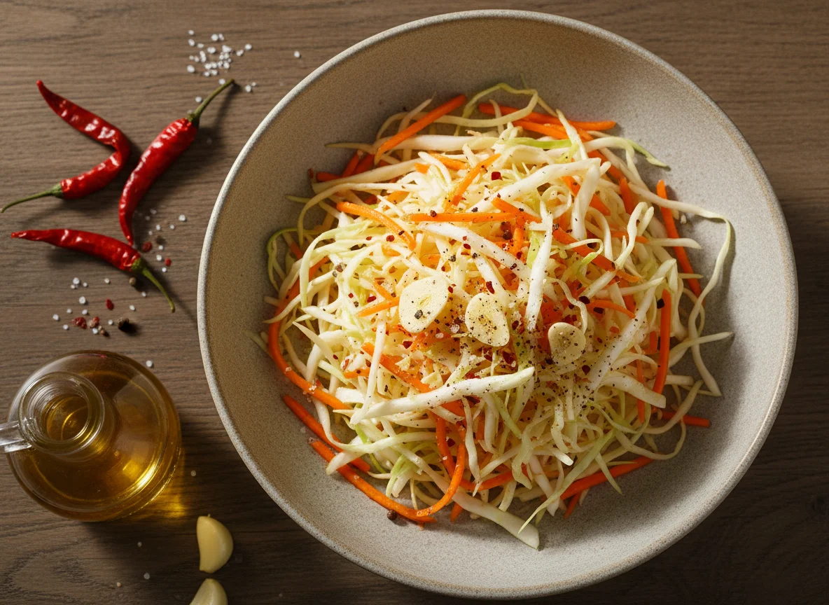 Салат из капусты и моркови по-корейски photo