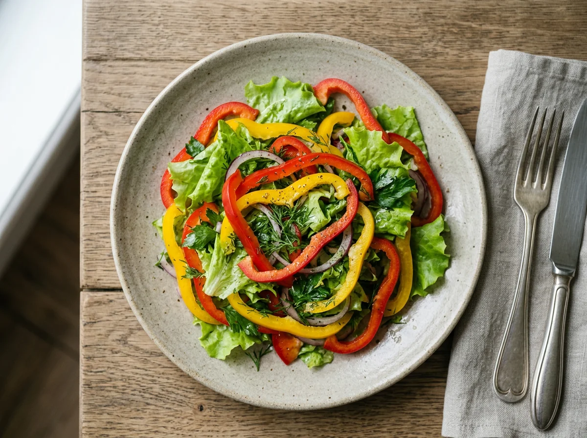 Салат из сладкого перца photo