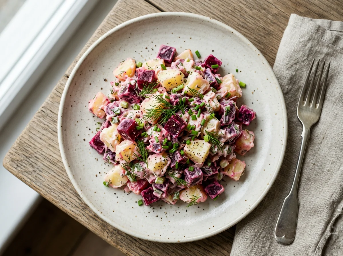 Салат из свеклы с майонезом photo