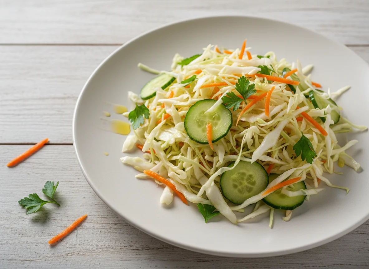 Салат из свежей капусты с морковью photo