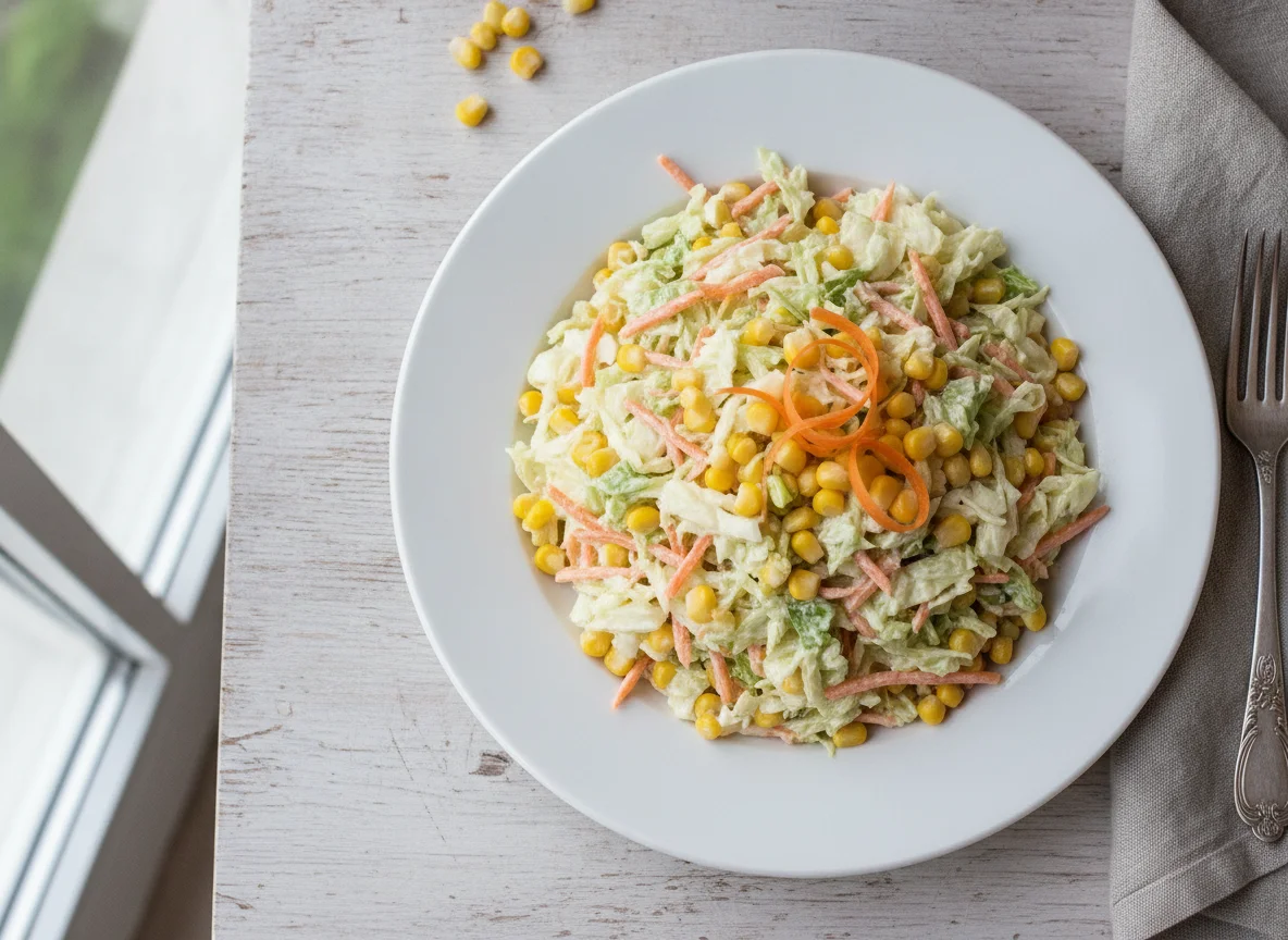 Салат Коул Слоу с кукурузой photo