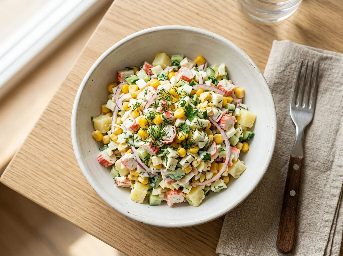 Салат крабовый photo