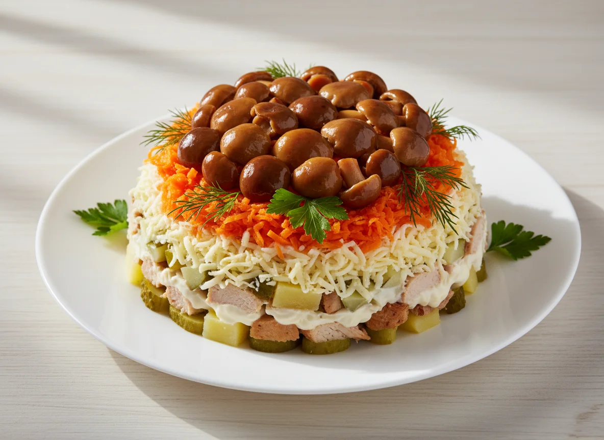 Салат Лесная полянка photo