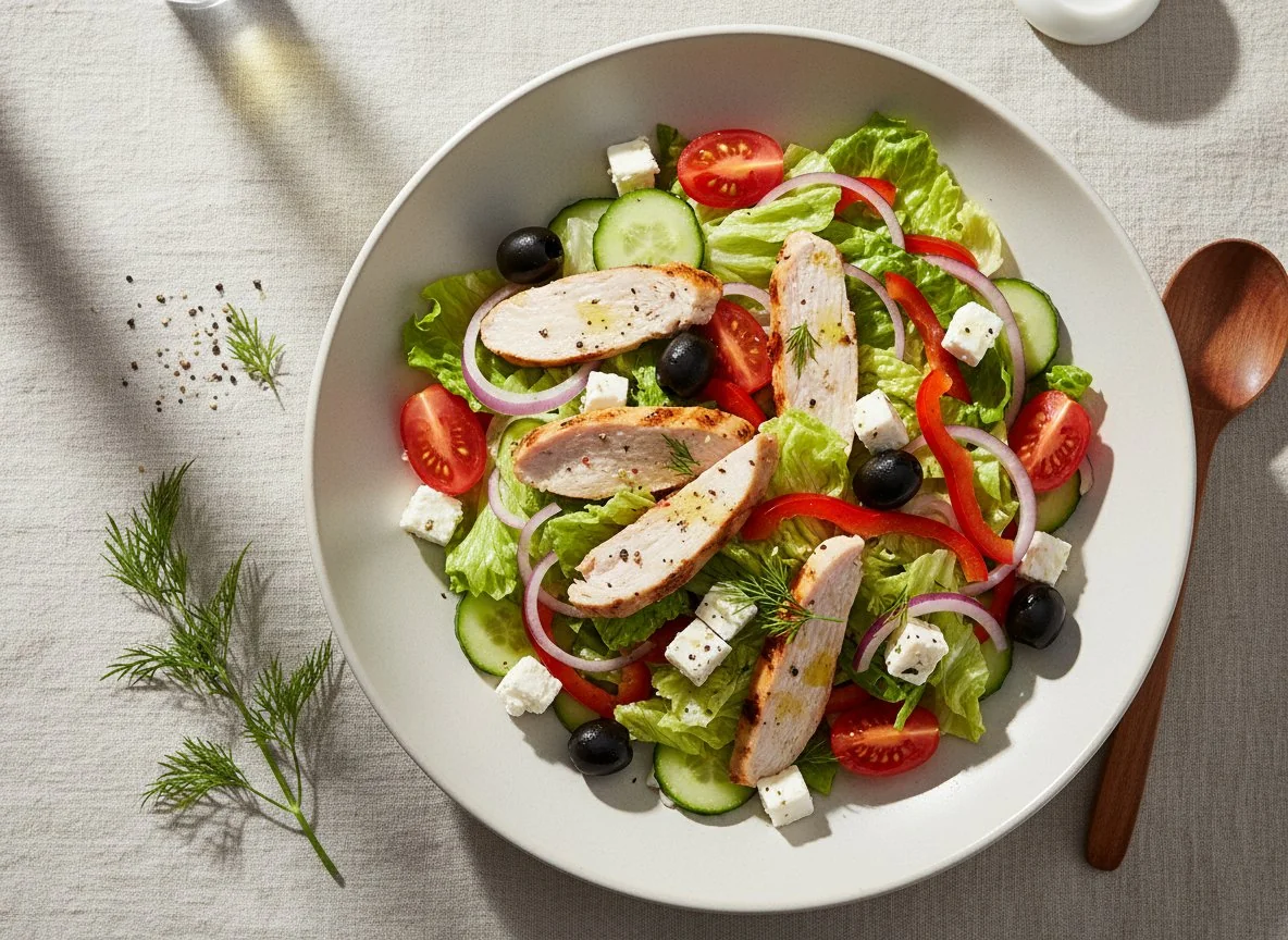 Салат с индейкой photo