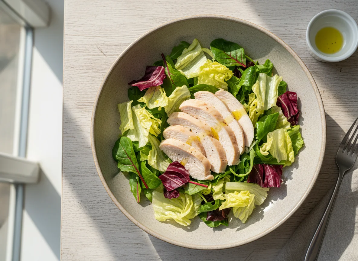 Салат с куриной грудкой photo