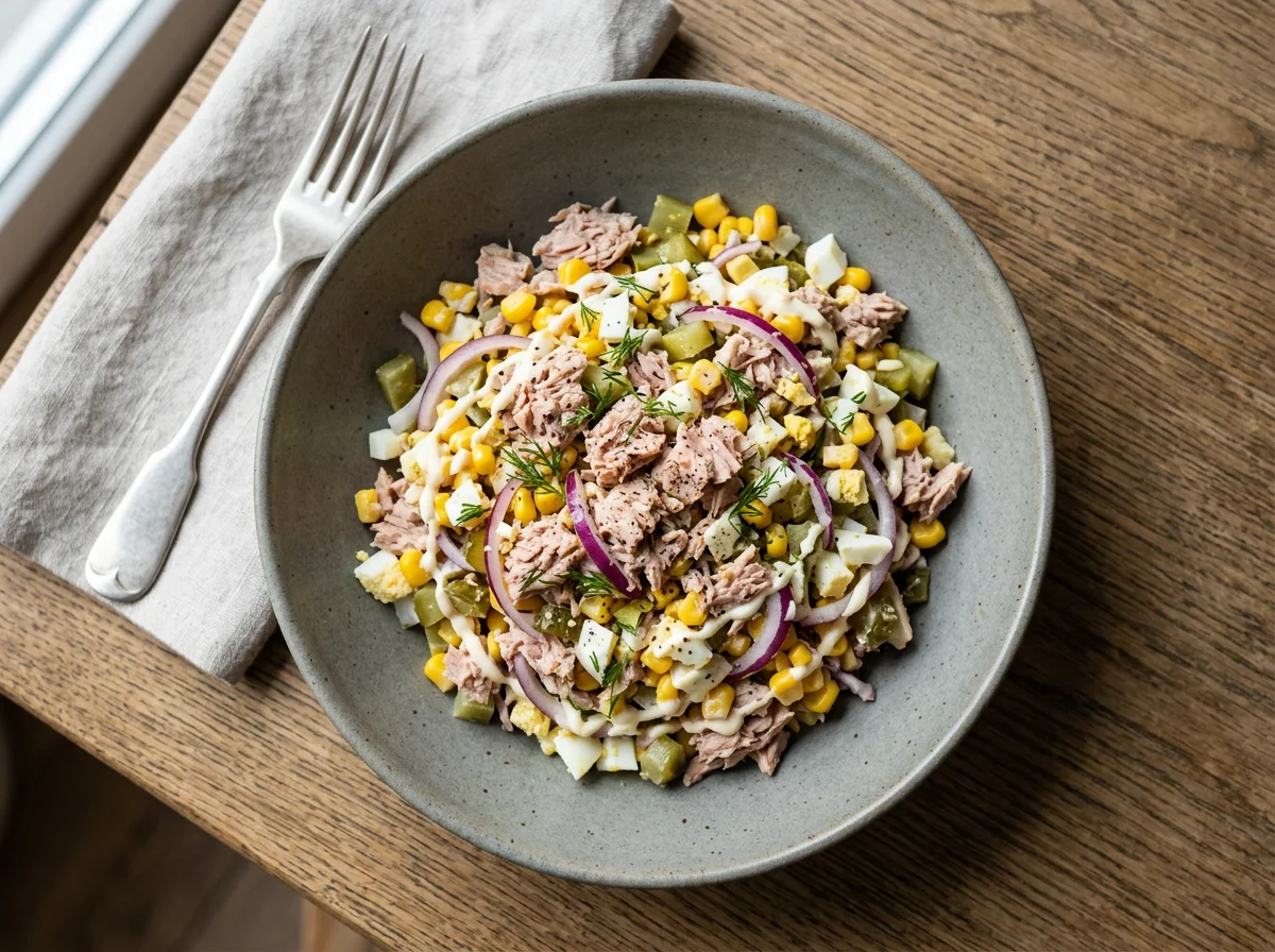 Салат с тунцом photo