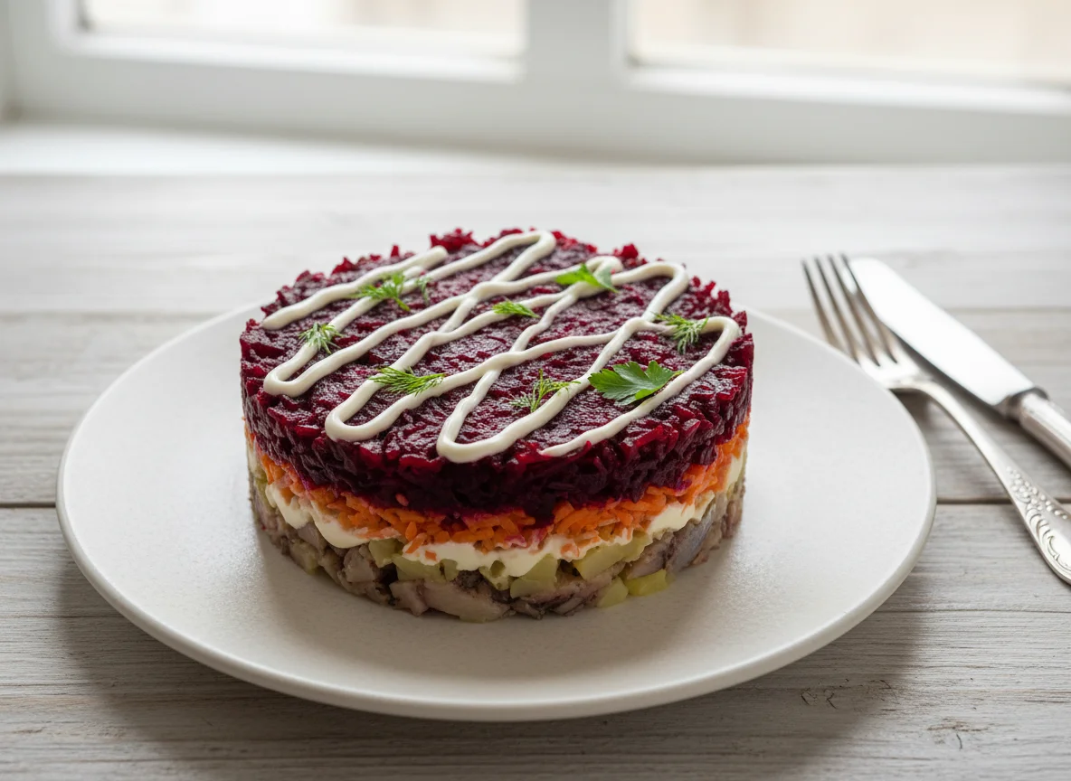 Салат Сельдь под шубой photo