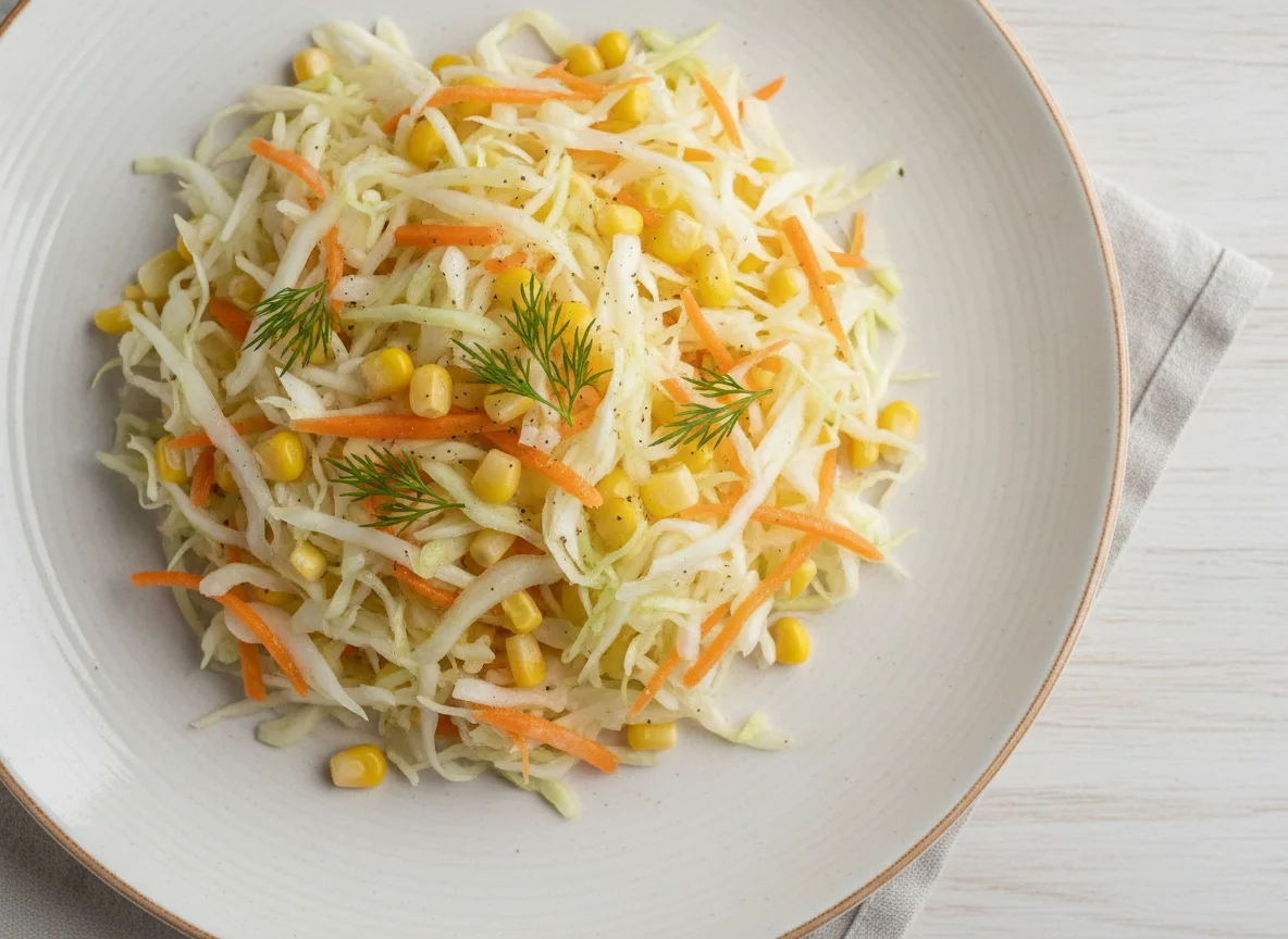 Салат Витаминный с кукурузой photo