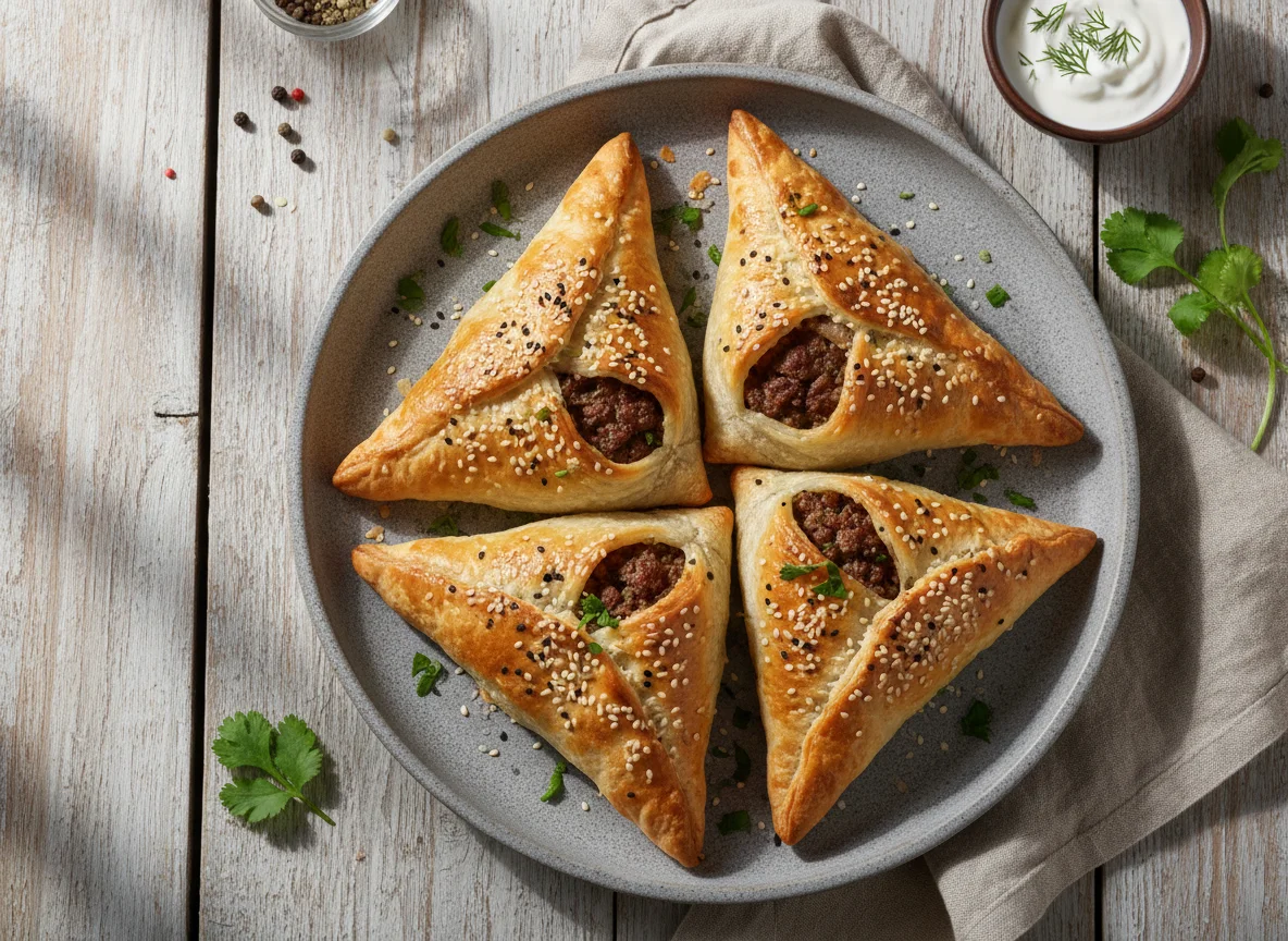 Самса с мясом photo