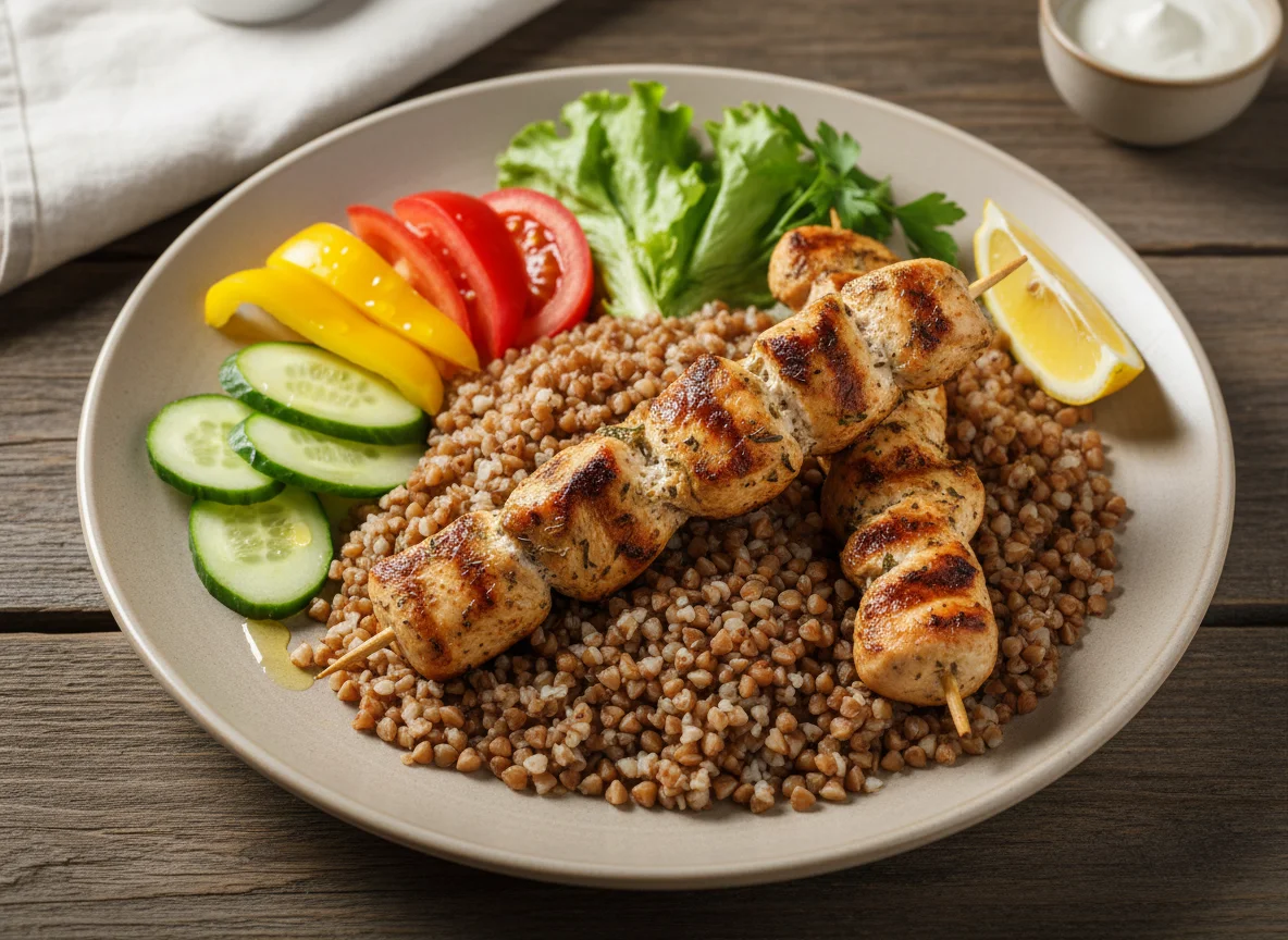 Шашлык из куриного филе photo