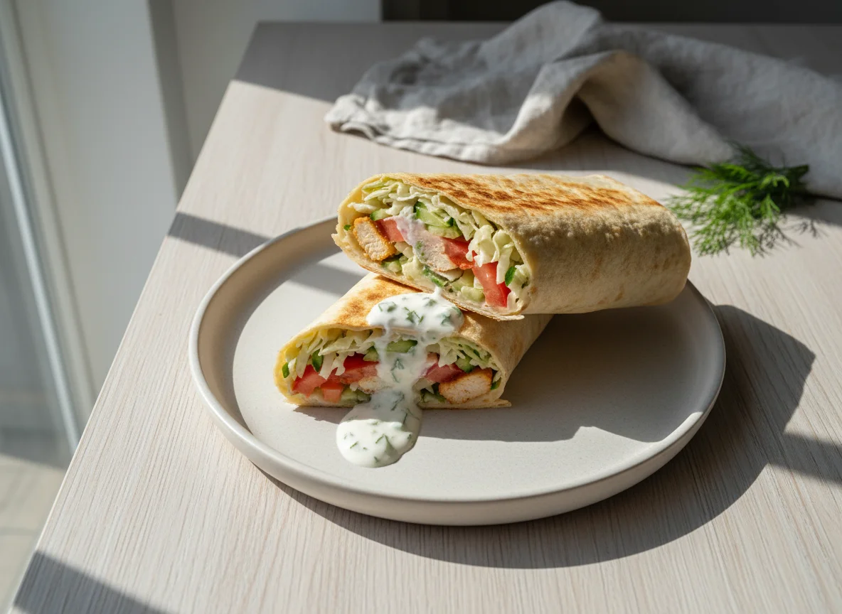 Шаурма или ролл photo