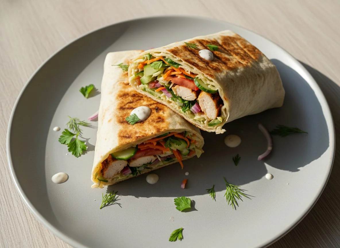 Шаурма с курицей стандарт photo