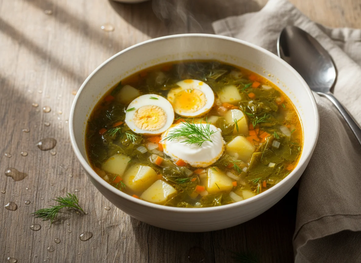 Щавелевый суп photo