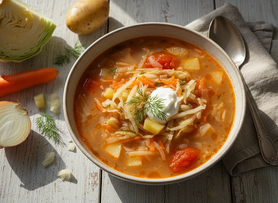 Щи (Капустный суп) photo